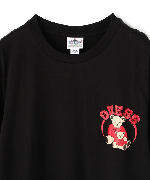 GUESS ORIGINALS（ゲスオリジナルズ）の「GuessOriginals/ゲスオリジナルス/ベアーロングスリーブTシャツ/BearPhillip L/S TE-Shirts（Tシャツ/カットソー・メンズ・ブラック/ホワイト・MEDIUM/LARGE/SMALL）」の19枚目の写真