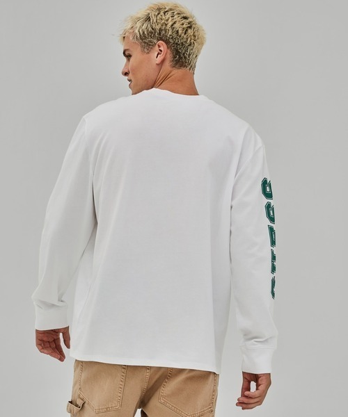 GUESS ORIGINALS（ゲスオリジナルズ）の「GuessOriginals/ゲスオリジナルス/ベアーロングスリーブTシャツ/BearPhillip L/S TE-Shirts（Tシャツ/カットソー・メンズ・ブラック/ホワイト・MEDIUM/LARGE/SMALL）」の3枚目の写真