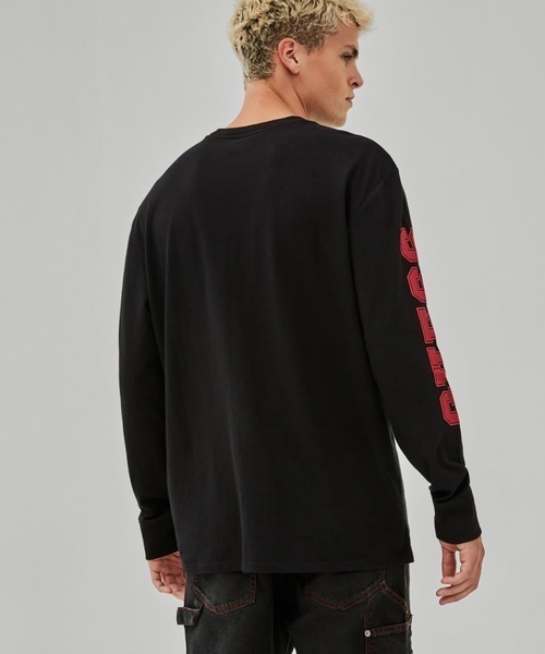 GUESS ORIGINALS（ゲスオリジナルズ）の「GuessOriginals/ゲスオリジナルス/ベアーロングスリーブTシャツ/BearPhillip L/S TE-Shirts（Tシャツ/カットソー・メンズ・ブラック/ホワイト・MEDIUM/LARGE/SMALL）」の9枚目の写真