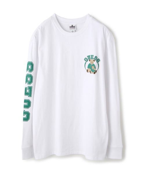 GUESS ORIGINALS（ゲスオリジナルズ）の「GuessOriginals/ゲスオリジナルス/ベアーロングスリーブTシャツ/BearPhillip L/S TE-Shirts（Tシャツ/カットソー・メンズ・ブラック/ホワイト・MEDIUM/LARGE/SMALL）」の15枚目の写真