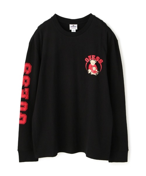 GUESS ORIGINALS（ゲスオリジナルズ）の「GuessOriginals/ゲスオリジナルス/ベアーロングスリーブTシャツ/BearPhillip L/S TE-Shirts（Tシャツ/カットソー・メンズ・ブラック/ホワイト・MEDIUM/LARGE/SMALL）」の16枚目の写真