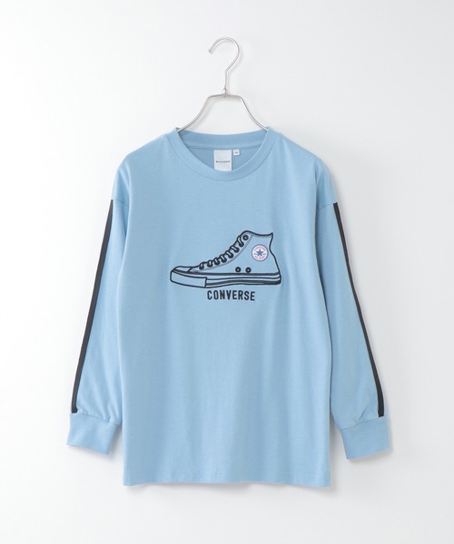 Web限定 キッズ Converse コンバース 厚盛刺繍ロンt 130 160cm Tシャツ カットソー Ikka イッカ のファッション通販 Zozotown