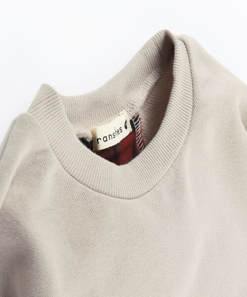 BRANSHES(ブランシェス)の「チェック柄ドッキングワンピース(ワンピース・キッズ・ブラック/ベージュ・90/100/110/120/130/140/150)」の8枚目の写真