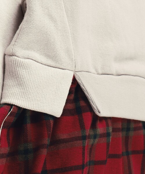 BRANSHES(ブランシェス)の「チェック柄ドッキングワンピース(ワンピース・キッズ・ブラック/ベージュ・90/100/110/120/130/140/150)」の22枚目の写真