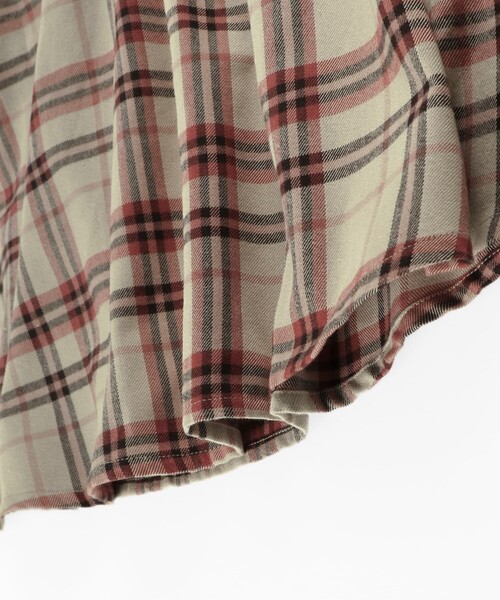 BRANSHES(ブランシェス)の「チェック柄ドッキングワンピース(ワンピース・キッズ・ブラック/ベージュ・90/100/110/120/130/140/150)」の21枚目の写真