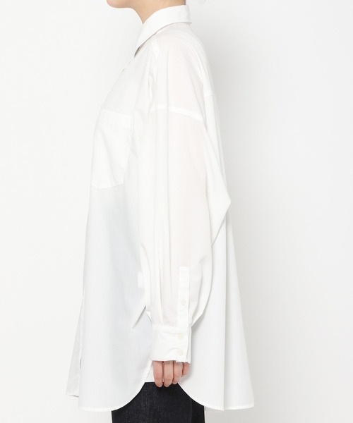 PAGEBOY(ページボーイ)の「コットンライクダッドシャツ(シャツ/ブラウス・レディース・ブラック/オフホワイト/ブルー・FREE)」の18枚目の写真