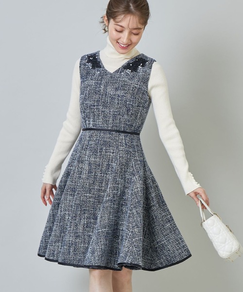 tocco closet（トッコ クローゼット）の「パールビジュー付き