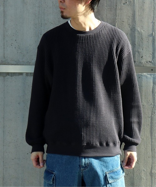 RELAXFIT(リラックスフィット)の「【RELAXFIT / リラックスフィット 】WISM 別注 WAFFLE HOUSE(Tシャツ/カットソー・メンズ・カーキ/ブラック・FREE)」の6枚目の写真