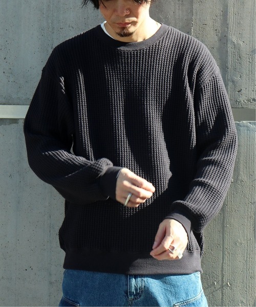 RELAXFIT(リラックスフィット)の「【RELAXFIT / リラックスフィット 】WISM 別注 WAFFLE HOUSE(Tシャツ/カットソー・メンズ・カーキ/ブラック・FREE)」の7枚目の写真