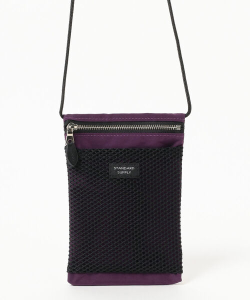 STANDARD SUPPLY(スタンダードサプライ)の「STANDARD SUPPLY × BEAMS / 別注 SLING PURSE M(ショルダーバッグ・メンズ・ブラック/パープル/ピンク/ターコイズブルー/イエロー/ライトカーキ・ONE SIZE)」の7枚目の写真