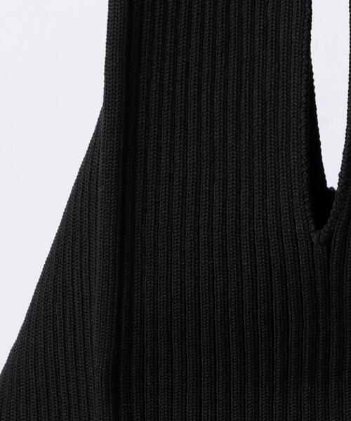 CFCL（シーエフシーエル）の「＜CFCL（シーエフシーエル）＞NOTCHED リブニット バッグ ■■■（トートバッグ・レディース・ブラック/ネイビー/クリーム・FREE）」の9枚目の写真