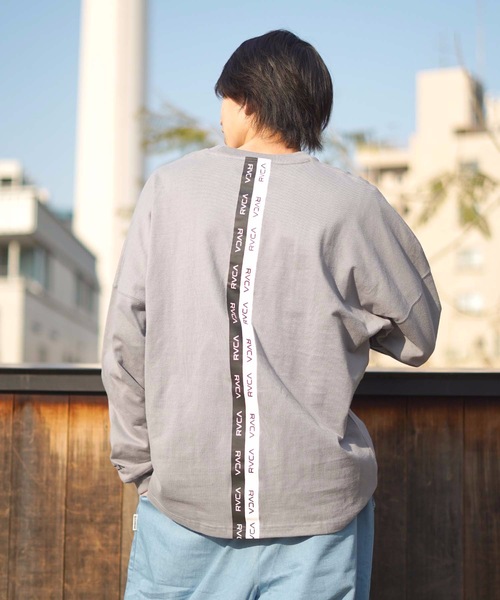 RVCA(ルーカ)の「RVCA メンズ CHAINMAIL POCKET LT ロングスリーブTシャツ【2022年春夏モデル】/ルーカ長袖ロンT(Tシャツ/カットソー・メンズ・ホワイト/ブラック/グレー/サンドベージュ・SMALL/MEDIUM/LARGE)」の4枚目の写真
