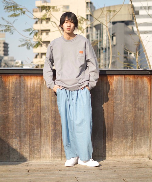 RVCA(ルーカ)の「RVCA メンズ CHAINMAIL POCKET LT ロングスリーブTシャツ【2022年春夏モデル】/ルーカ長袖ロンT(Tシャツ/カットソー・メンズ・ホワイト/ブラック/グレー/サンドベージュ・SMALL/MEDIUM/LARGE)」の5枚目の写真