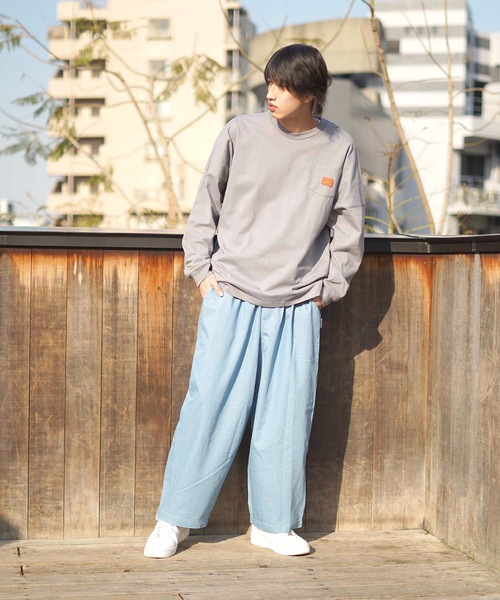 RVCA(ルーカ)の「RVCA メンズ CHAINMAIL POCKET LT ロングスリーブTシャツ【2022年春夏モデル】/ルーカ長袖ロンT(Tシャツ/カットソー・メンズ・ホワイト/ブラック/グレー/サンドベージュ・SMALL/MEDIUM/LARGE)」の6枚目の写真