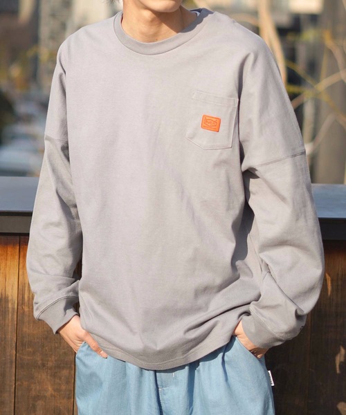 RVCA(ルーカ)の「RVCA メンズ CHAINMAIL POCKET LT ロングスリーブTシャツ【2022年春夏モデル】/ルーカ長袖ロンT(Tシャツ/カットソー・メンズ・ホワイト/ブラック/グレー/サンドベージュ・SMALL/MEDIUM/LARGE)」の7枚目の写真