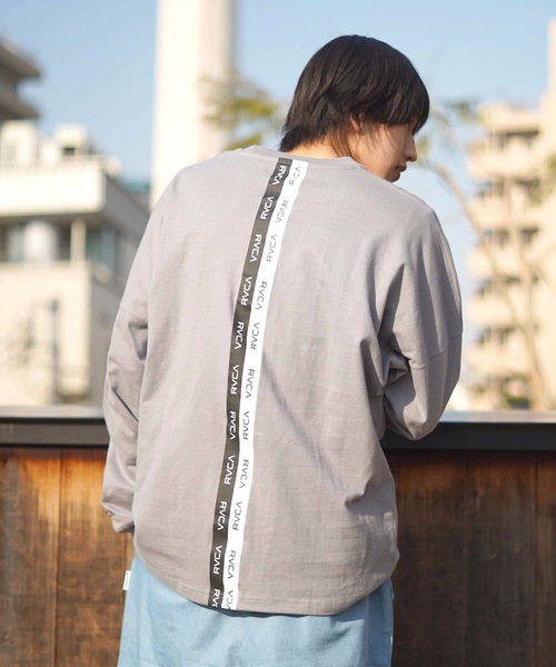 RVCA(ルーカ)の「RVCA メンズ CHAINMAIL POCKET LT ロングスリーブTシャツ【2022年春夏モデル】/ルーカ長袖ロンT(Tシャツ/カットソー・メンズ・ホワイト/ブラック/グレー/サンドベージュ・SMALL/MEDIUM/LARGE)」の10枚目の写真