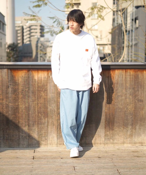 RVCA(ルーカ)の「RVCA メンズ CHAINMAIL POCKET LT ロングスリーブTシャツ【2022年春夏モデル】/ルーカ長袖ロンT(Tシャツ/カットソー・メンズ・ホワイト/ブラック/グレー/サンドベージュ・SMALL/MEDIUM/LARGE)」の14枚目の写真