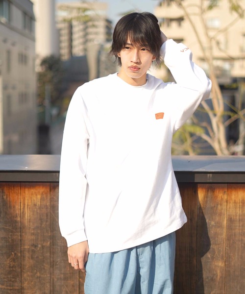RVCA(ルーカ)の「RVCA メンズ CHAINMAIL POCKET LT ロングスリーブTシャツ【2022年春夏モデル】/ルーカ長袖ロンT(Tシャツ/カットソー・メンズ・ホワイト/ブラック/グレー/サンドベージュ・SMALL/MEDIUM/LARGE)」の15枚目の写真