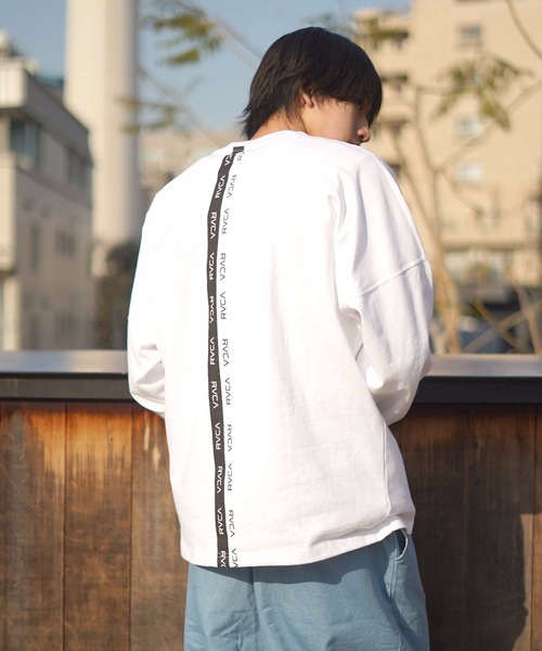 RVCA(ルーカ)の「RVCA メンズ CHAINMAIL POCKET LT ロングスリーブTシャツ【2022年春夏モデル】/ルーカ長袖ロンT(Tシャツ/カットソー・メンズ・ホワイト/ブラック/グレー/サンドベージュ・SMALL/MEDIUM/LARGE)」の18枚目の写真