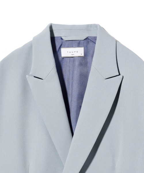 TAUPE(トープ)の「TAUPE/トープ/ベルテッドダブルベスト(テーラードジャケット・メンズ・ブラック/サックスブルー・2)」の16枚目の写真