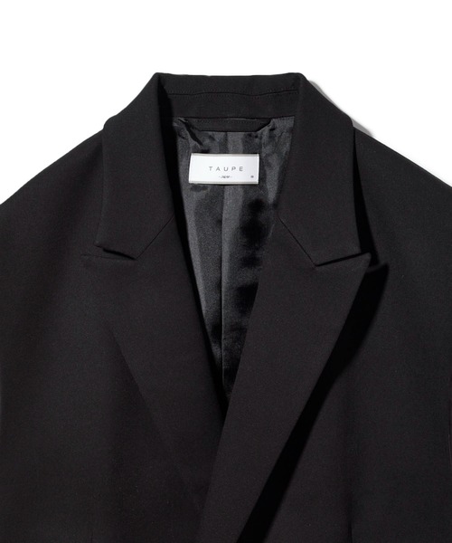 TAUPE(トープ)の「TAUPE/トープ/ベルテッドダブルベスト(テーラードジャケット・メンズ・ブラック/サックスブルー・2)」の11枚目の写真