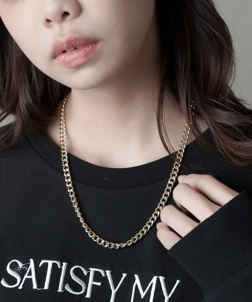 SPINNS(スピンズ)の「50cm 細チェーンネックレス(ネックレス・レディース・シルバー/ゴールド・ONESIZE)」の11枚目の写真