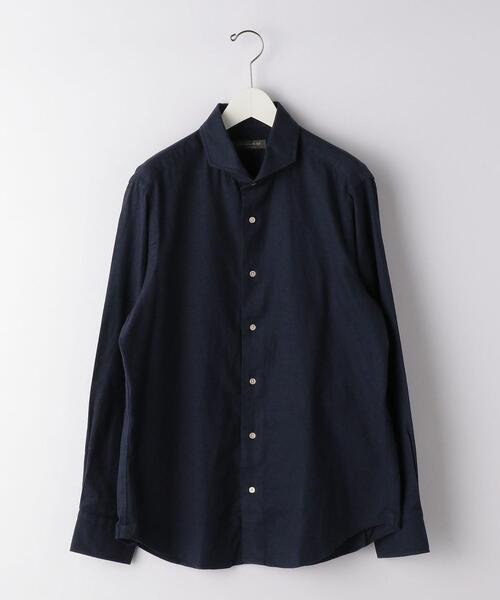 UNITED ARROWS LTD. OUTLET(ユナイテッドアローズアウトレット)の「<A DAY IN THE LIFE>メランジ フラノ カッタウェイ(シャツ/ブラウス・メンズ・モカ/ネイビー/ホワイト/ライトグレー・S/L/M)」の4枚目の写真