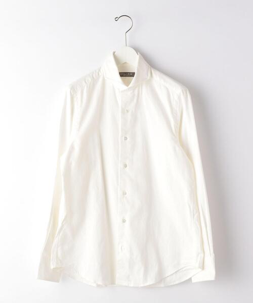 UNITED ARROWS LTD. OUTLET(ユナイテッドアローズアウトレット)の「<A DAY IN THE LIFE>メランジ フラノ カッタウェイ(シャツ/ブラウス・メンズ・モカ/ネイビー/ホワイト/ライトグレー・S/L/M)」の1枚目の写真