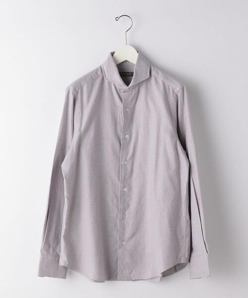 UNITED ARROWS LTD. OUTLET(ユナイテッドアローズアウトレット)の「<A DAY IN THE LIFE>メランジ フラノ カッタウェイ(シャツ/ブラウス・メンズ・モカ/ネイビー/ホワイト/ライトグレー・S/L/M)」の2枚目の写真