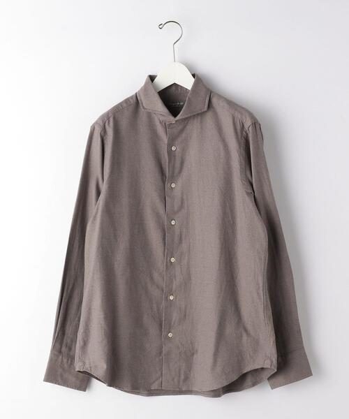 UNITED ARROWS LTD. OUTLET(ユナイテッドアローズアウトレット)の「<A DAY IN THE LIFE>メランジ フラノ カッタウェイ(シャツ/ブラウス・メンズ・モカ/ネイビー/ホワイト/ライトグレー・S/L/M)」の3枚目の写真