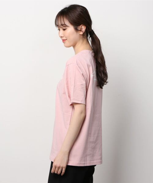 ROXY(ロキシー)の「ROXY/ロキシー ビッグシルエット バックプリントロゴTシャツ RST221099(Tシャツ/カットソー・レディース・ブラック/パープル/ホワイト/ピンク・L/M)」の5枚目の写真
