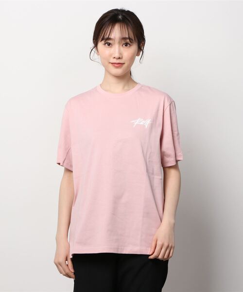 ROXY(ロキシー)の「ROXY/ロキシー ビッグシルエット バックプリントロゴTシャツ RST221099(Tシャツ/カットソー・レディース・ブラック/パープル/ホワイト/ピンク・L/M)」の10枚目の写真