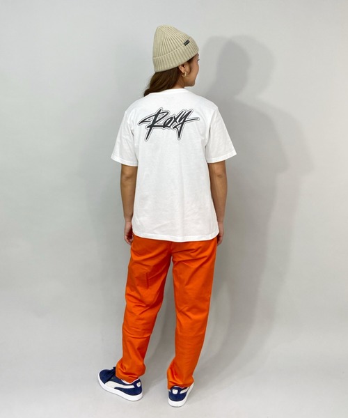 ROXY(ロキシー)の「ROXY/ロキシー ビッグシルエット バックプリントロゴTシャツ RST221099(Tシャツ/カットソー・レディース・ブラック/パープル/ホワイト/ピンク・L/M)」の19枚目の写真