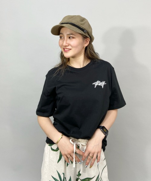 ROXY(ロキシー)の「ROXY/ロキシー ビッグシルエット バックプリントロゴTシャツ RST221099(Tシャツ/カットソー・レディース・ブラック/パープル/ホワイト/ピンク・L/M)」の20枚目の写真