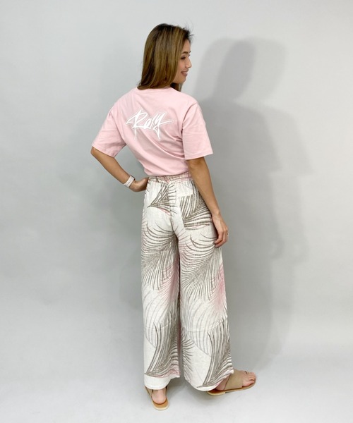 ROXY(ロキシー)の「ROXY/ロキシー ビッグシルエット バックプリントロゴTシャツ RST221099(Tシャツ/カットソー・レディース・ブラック/パープル/ホワイト/ピンク・L/M)」の16枚目の写真