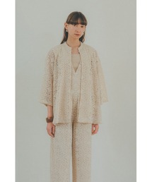 CLANE | CHEMICAL LACE OVER CHINA SHIRT(シャツ/ブラウス)