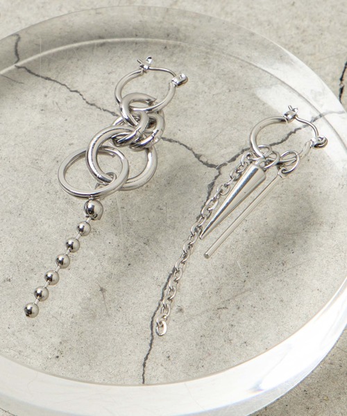 WEGO(ウィゴー)の「WEGO/デザインモチーフSETピアス(ピアス(両耳用)・メンズ・その他1/その他2/その他3/その他4/その他5/その他6/その他7/その他8・FREE)」の3枚目の写真