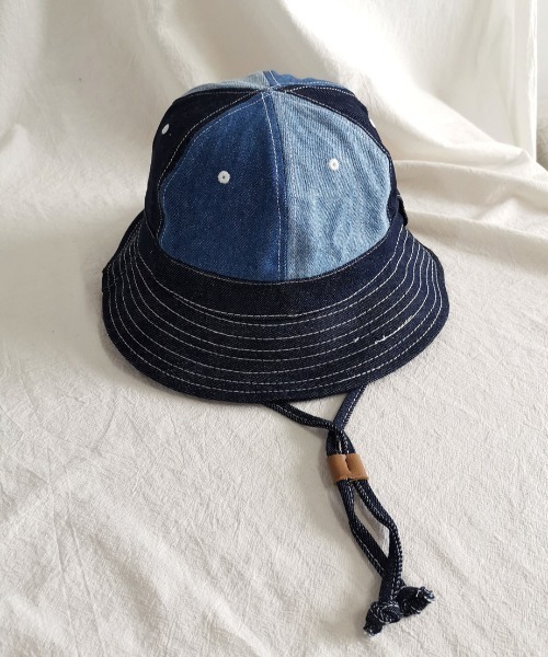 MANGROVE（マングローブ）の「デニムサファリバケットハット（ハット・レディース・インディゴブルー/ブルー・FREE）」の12枚目の写真