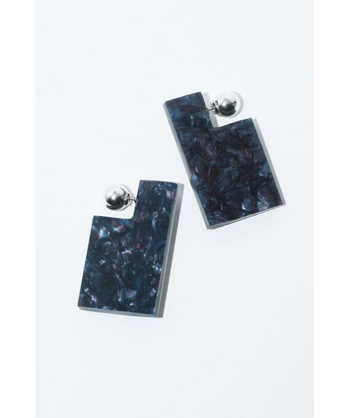 TOGA PULLA(トーガ プルラ)の「【TOGA PULLA/トーガプルラ】マーブルピアスイヤリング TP21-AK263(ピアス(両耳用)・レディース・ネイビー/ブラウン/グリーン/オフホワイト・FREE)」の17枚目の写真