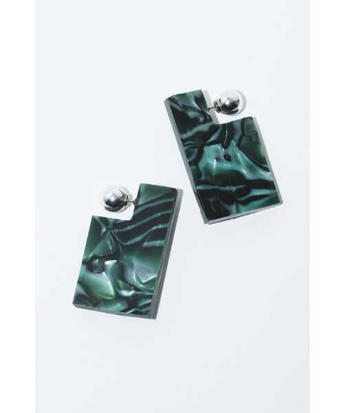 TOGA PULLA(トーガ プルラ)の「【TOGA PULLA/トーガプルラ】マーブルピアスイヤリング TP21-AK263(ピアス(両耳用)・レディース・ネイビー/ブラウン/グリーン/オフホワイト・FREE)」の19枚目の写真