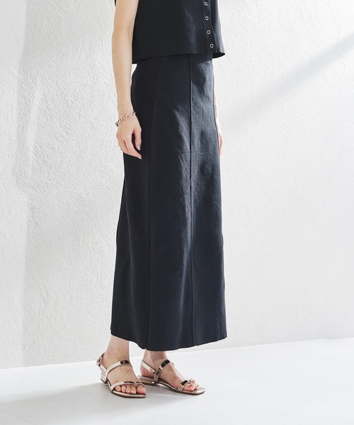 acro(アクロ)の「ハイウエスト2WAYニットタイトスカート/AC1325(スカート・レディース・ブラック/ブルー/イエロー/ベージュ・フリ-)」の11枚目の写真