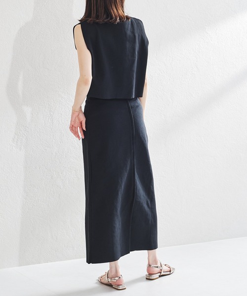 acro(アクロ)の「ハイウエスト2WAYニットタイトスカート/AC1325(スカート・レディース・ブラック/ブルー/イエロー/ベージュ・フリ-)」の17枚目の写真