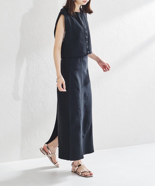 acro(アクロ)の「ハイウエスト2WAYニットタイトスカート/AC1325(スカート・レディース・ブラック/ブルー/イエロー/ベージュ・フリ-)」の18枚目の写真