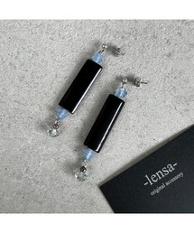 【-lensa-】ヴィンテージパーツの大人ピアス(MA)
