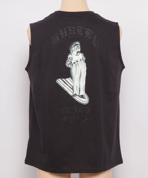 Hurley （ハーレー）の「【ムラサキスポーツ別注】Hurley/ハーレー ルーズシルエット バックプリント タンクトップ MSL2200056（タンクトップ・メンズ・グレー/ブラック/ホワイト・M/L/S）」の7枚目の写真