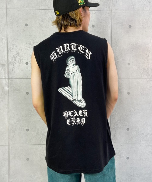 Hurley （ハーレー）の「【ムラサキスポーツ別注】Hurley/ハーレー ルーズシルエット バックプリント タンクトップ MSL2200056（タンクトップ・メンズ・グレー/ブラック/ホワイト・M/L/S）」の14枚目の写真