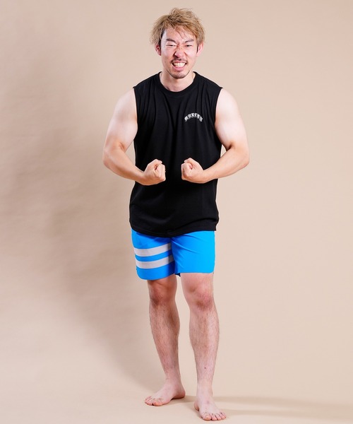 Hurley （ハーレー）の「【ムラサキスポーツ別注】Hurley/ハーレー ルーズシルエット バックプリント タンクトップ MSL2200056（タンクトップ・メンズ・グレー/ブラック/ホワイト・M/L/S）」の4枚目の写真