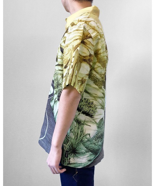 SCOTCH&SODA（スコッチアンドソーダ）の「プリントハワイアンシャツ【164593】（シャツ/ブラウス・メンズ・ブラウン系その他・MEDIUM/LARGE/SMALL）」の4枚目の写真