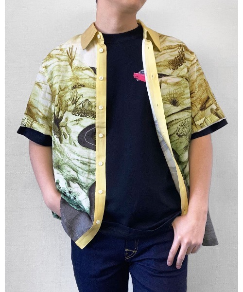 SCOTCH&SODA（スコッチアンドソーダ）の「プリントハワイアンシャツ【164593】（シャツ/ブラウス・メンズ・ブラウン系その他・MEDIUM/LARGE/SMALL）」の7枚目の写真