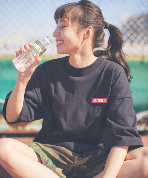 AVIREX（アヴィレックス）の「【MILKFED.×AVIREX】ビッグスター Tシャツ/BIG STAR T-SHIRT/ミルクフェド/アヴィレックス（Tシャツ/カットソー・レディース・ブラック/ホワイト・FREE）」の20枚目の写真